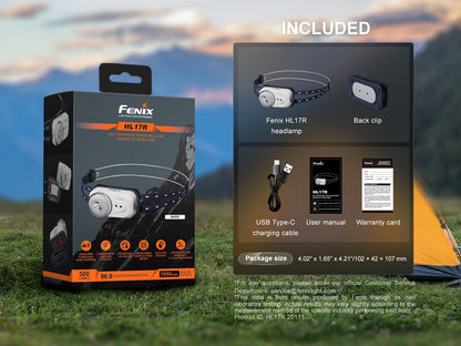 Fenix HL17R Ultra-Light Multi-Purpose Headlamp Cum Signal Light