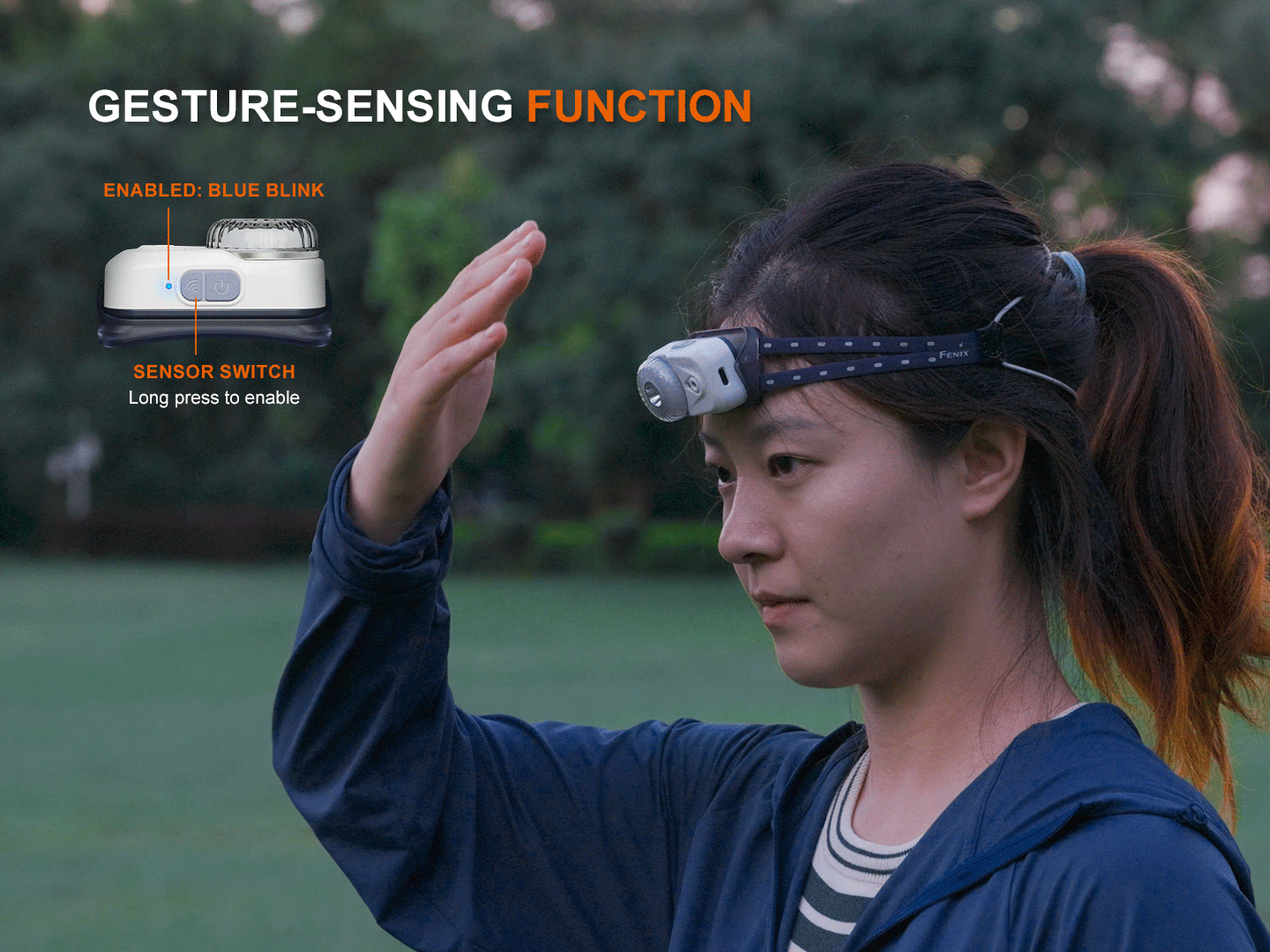 Fenix HL17R Ultra-Light Multi-Purpose Headlamp Cum Signal Light