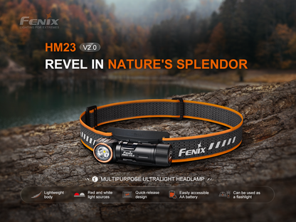 Fenix HM23 V2 Multipurpose Lightweight Right Angle Headlamp
