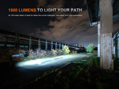 Fenix HM61R V3 Triple Light Sources Headlamp Cum Flashlight With Magnet Base
