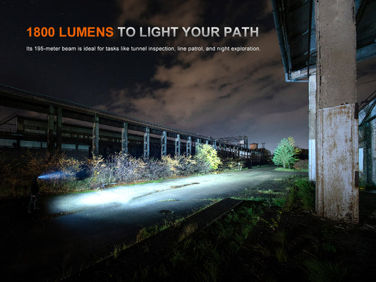 Fenix HM61R V3 Triple Light Sources Headlamp Cum Flashlight With Magnet Base