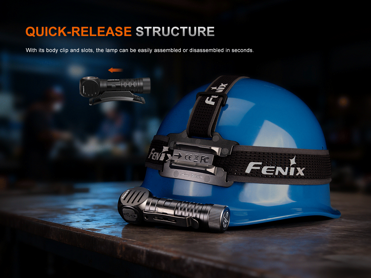 Fenix HM61R V3 Triple Light Sources Headlamp Cum Flashlight With Magnet Base
