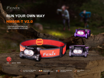Fenix HM65R-T V2 Magnesium Headlamp With Emergency Whistle