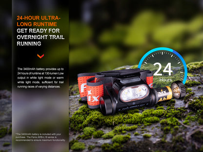 Fenix HM65R-T V2 Magnesium Headlamp With Emergency Whistle