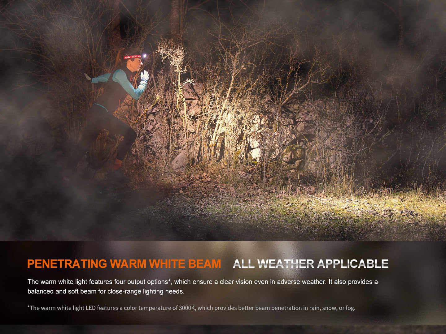 Fenix HM65R-T V2 Magnesium Headlamp With Emergency Whistle