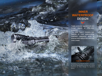 Fenix HT18R Long Range Flashlight 1,100 Meters Throw - 2,800 Lumens