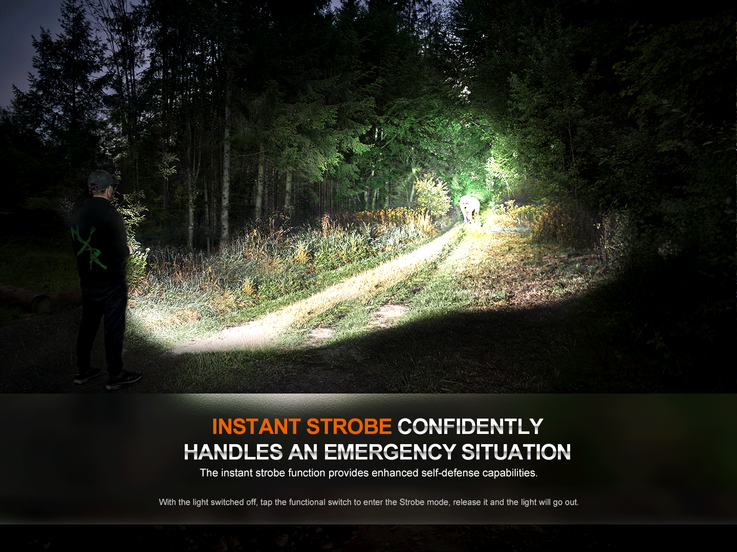 Fenix HT18R Long Range Flashlight 1,100 Meters Throw - 2,800 Lumens