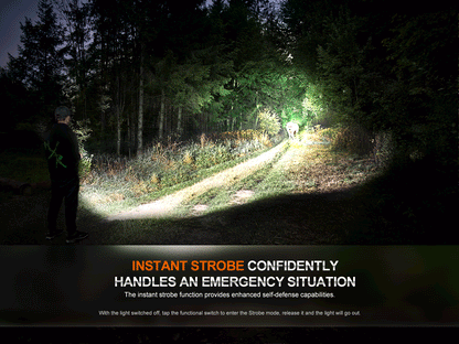 Fenix HT18R Long Range Flashlight 1,100 Meters Throw - 2,800 Lumens