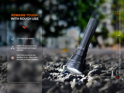 Fenix HT32 Compact Long Range Flashlight 640 Meters Throw - 2,500 Lumens