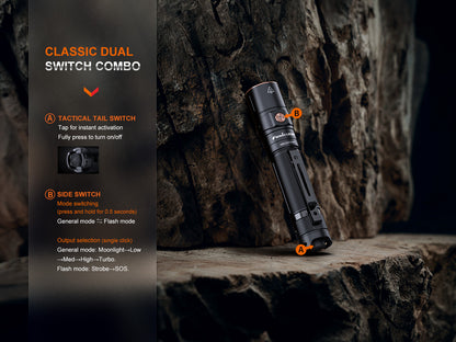 Fenix LD30R High Performance Lightweight USB-C Rechargeable Flashlight