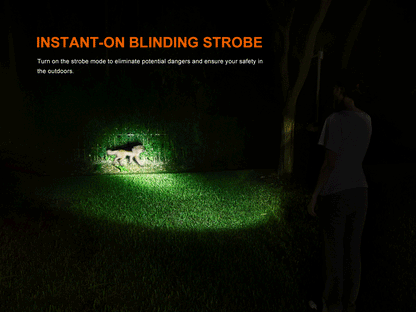 Fenix LD35R High Performance Multimode Tactical Flashlight With Tri-Color Secondary Side Lights