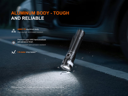 Fenix LD35R High Performance Multimode Tactical Flashlight With Tri-Color Secondary Side Lights