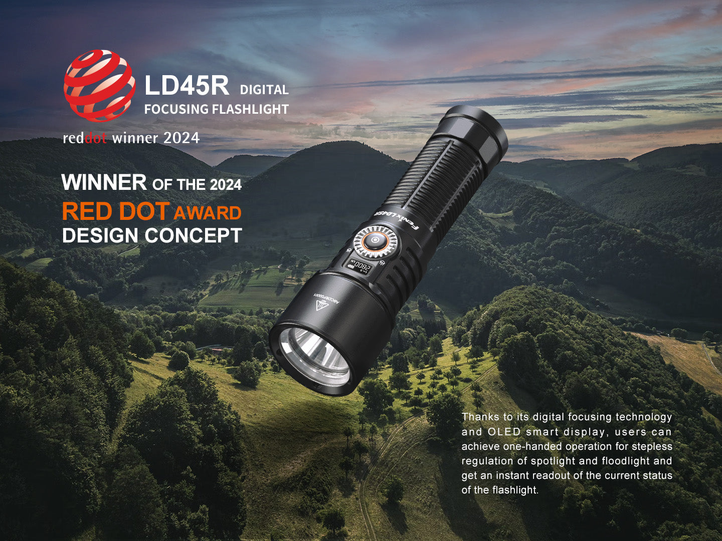 Fenix LD45R Advance Digital Focusing Outdoor Flashlight