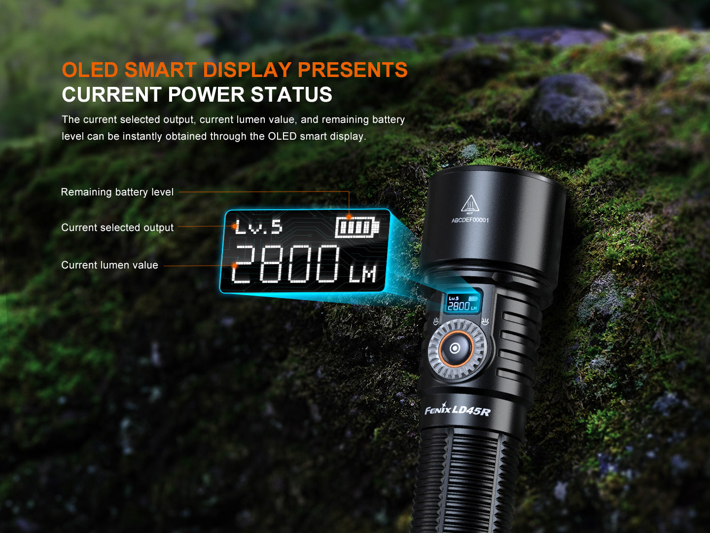 Fenix LD45R Advance Digital Focusing Outdoor Flashlight