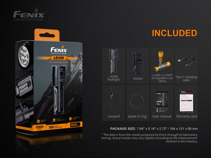 Fenix LR35R Rechargeable LED Flashlight - 10,000 Lumens