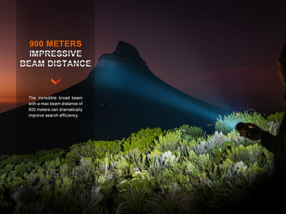 Fenix LR40R V2 High Power Flashlight 900 Meters Throw - 15,000 Lumens