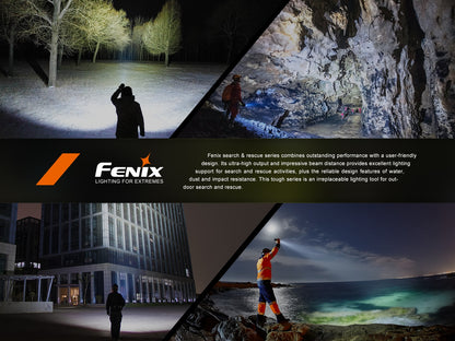Fenix LR40R V2 High Power Flashlight 900 Meters Throw - 15,000 Lumens