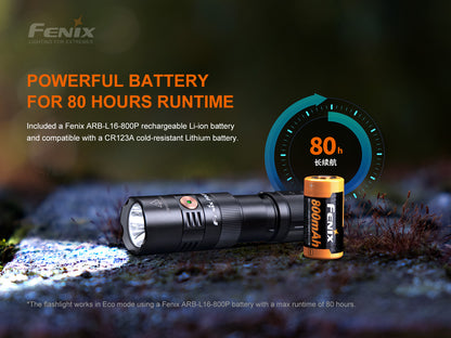 Fenix PD25R USB-C Rechargeable Flashlight
