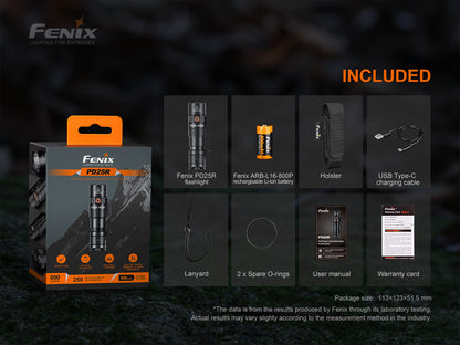 Fenix PD25R USB-C Rechargeable Flashlight