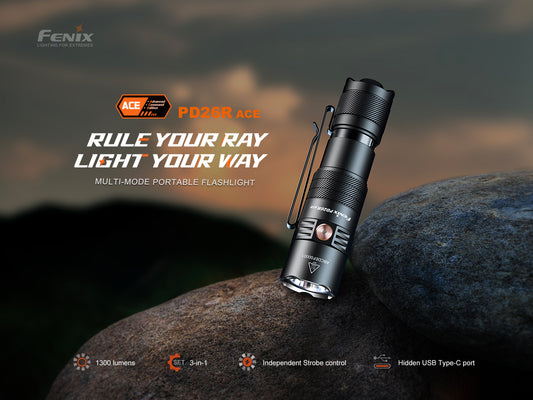 Fenix PD26R Ace Compact Rechargeable Flashlight