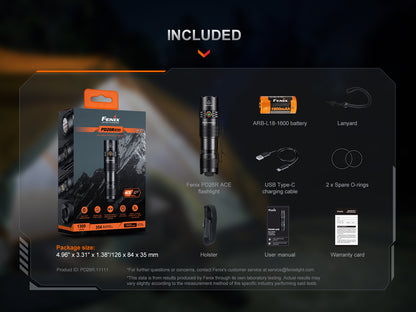 Fenix PD26R Ace Compact Rechargeable Flashlight