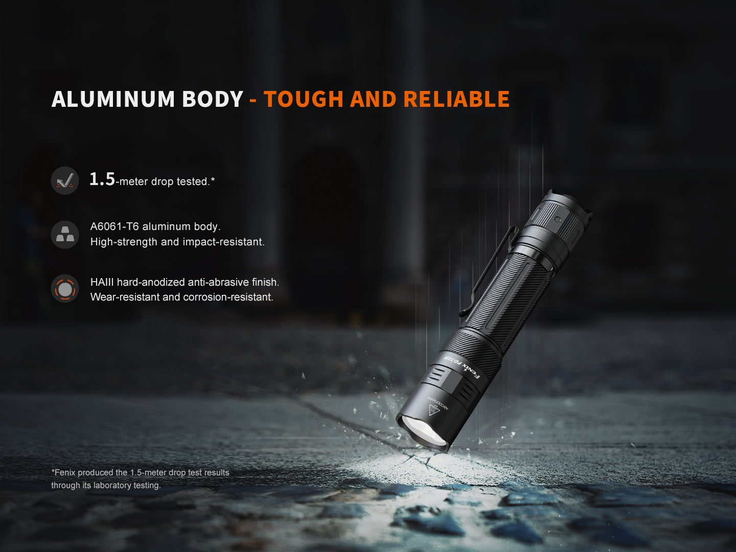 Fenix PD32R Rechargeable Silent Switch Tactical Flashlight