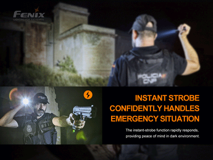 Fenix PD32 V2 Compact Rechargeable Flashlight 395 Meters - 1,200 Lumens