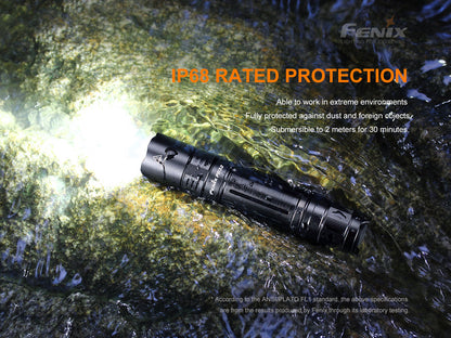 Fenix PD32 V2 Compact Rechargeable Flashlight 395 Meters - 1,200 Lumens