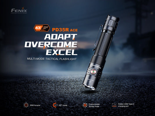 Fenix PD35R ACE Multi-Mode Tactical Flashlight
