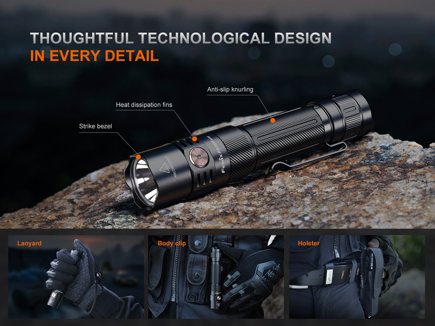 Fenix PD35R ACE Multi-Mode Tactical Flashlight