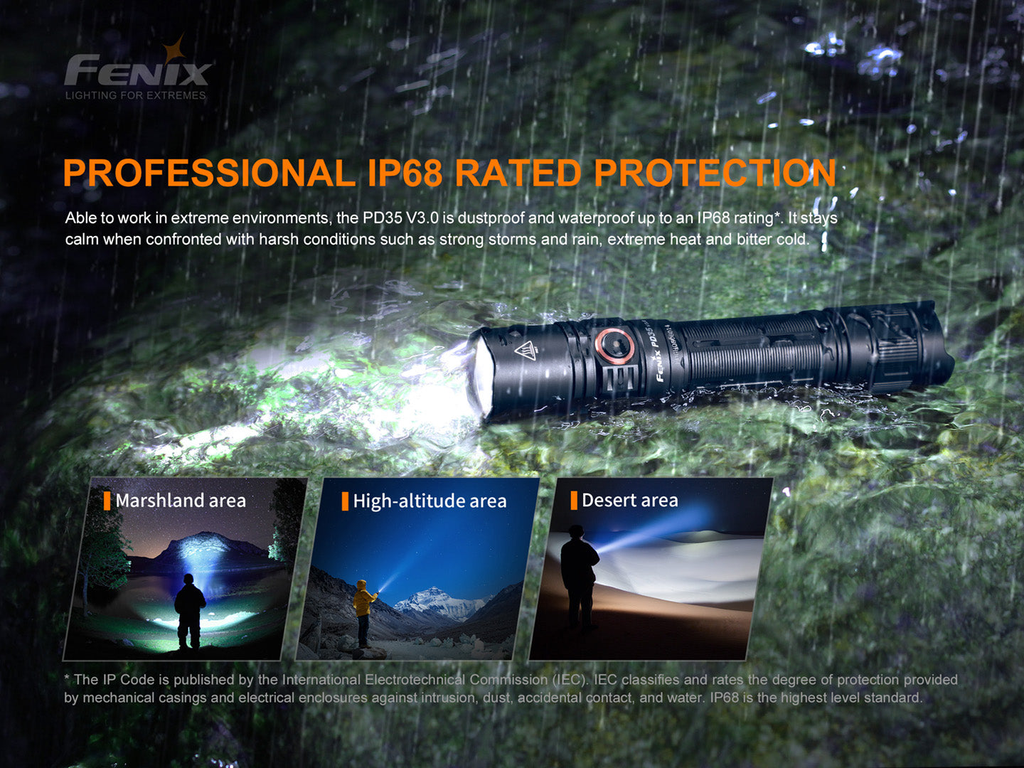 Fenix PD35 V3 Tactical Flashlight - 1,700 Lumens