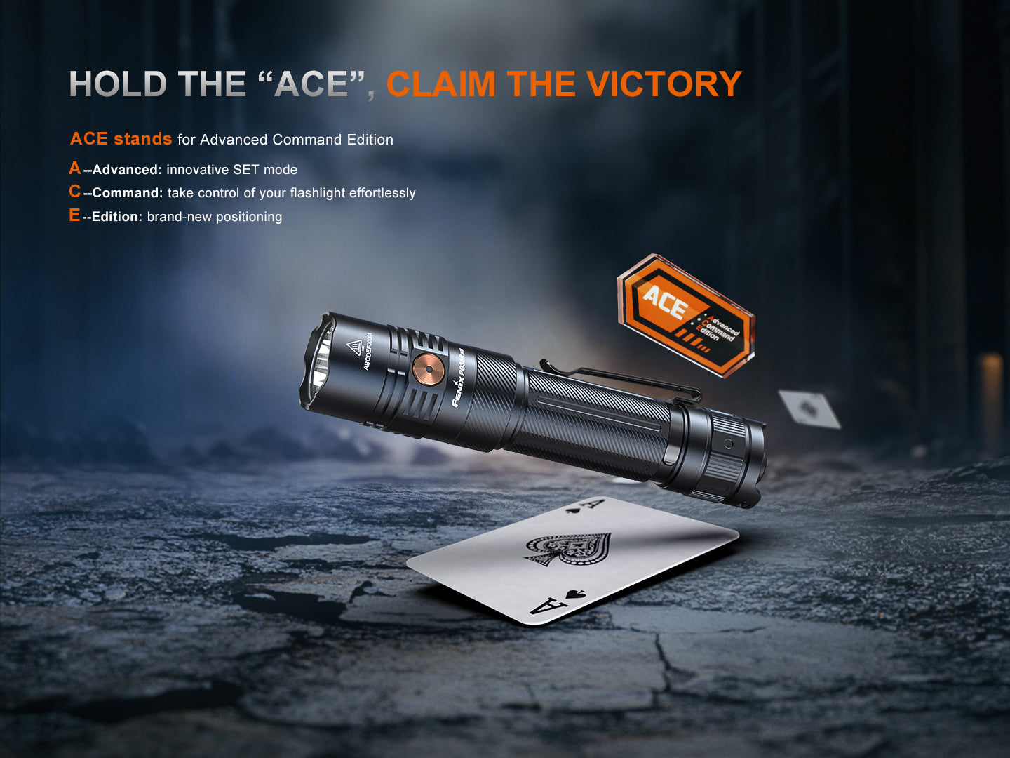 Fenix PD36R ACE Multi-Mode Tactical Flashlight