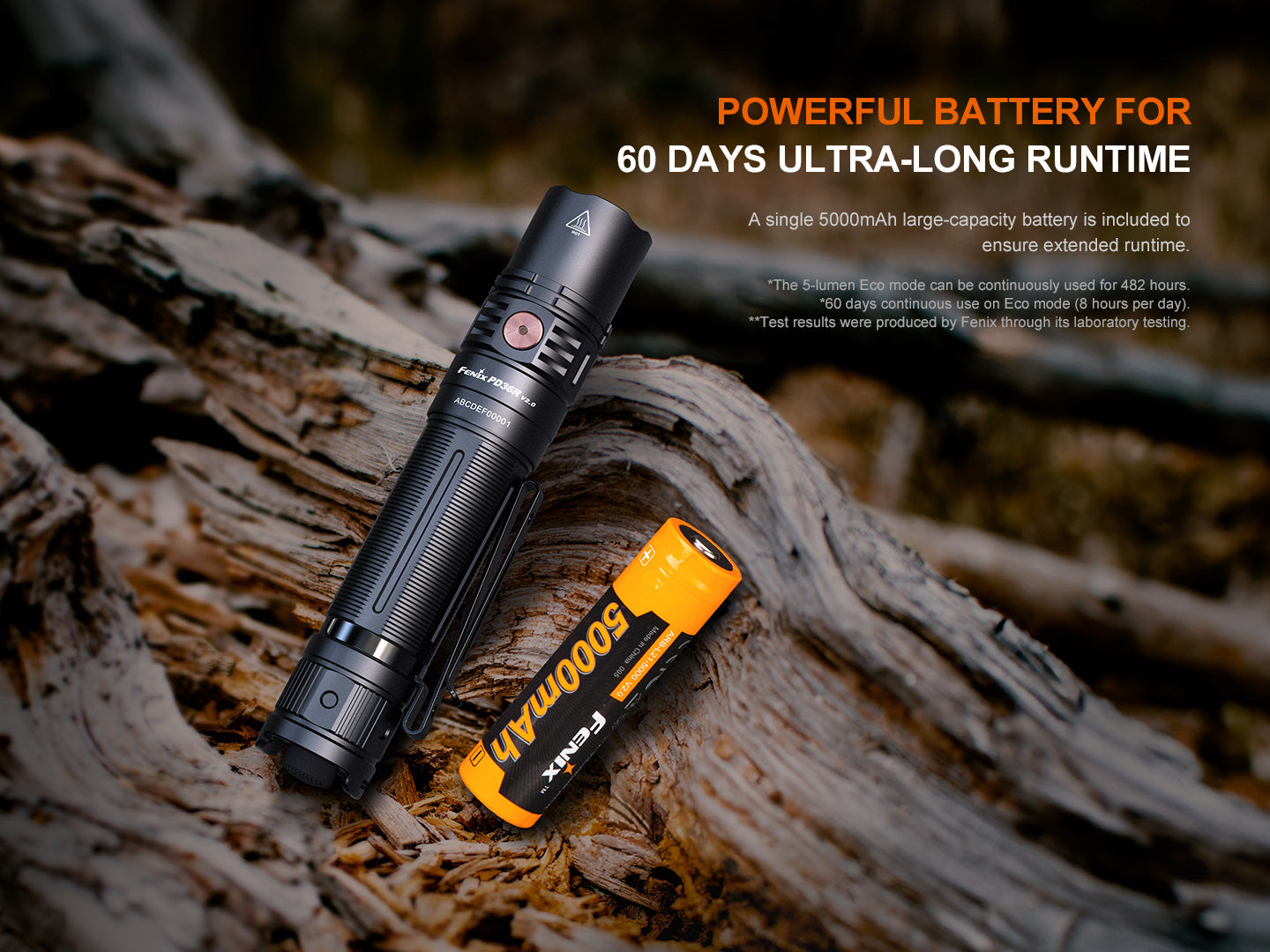 Fenix PD36R V2 Compact Rechargeable Tactical Flashlight