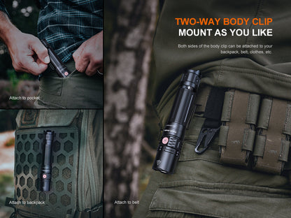 Fenix PD36R V2 Compact Rechargeable Tactical Flashlight