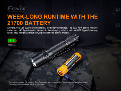 Fenix PD36 TAC Tactical Flashlight 3,000 Lumens