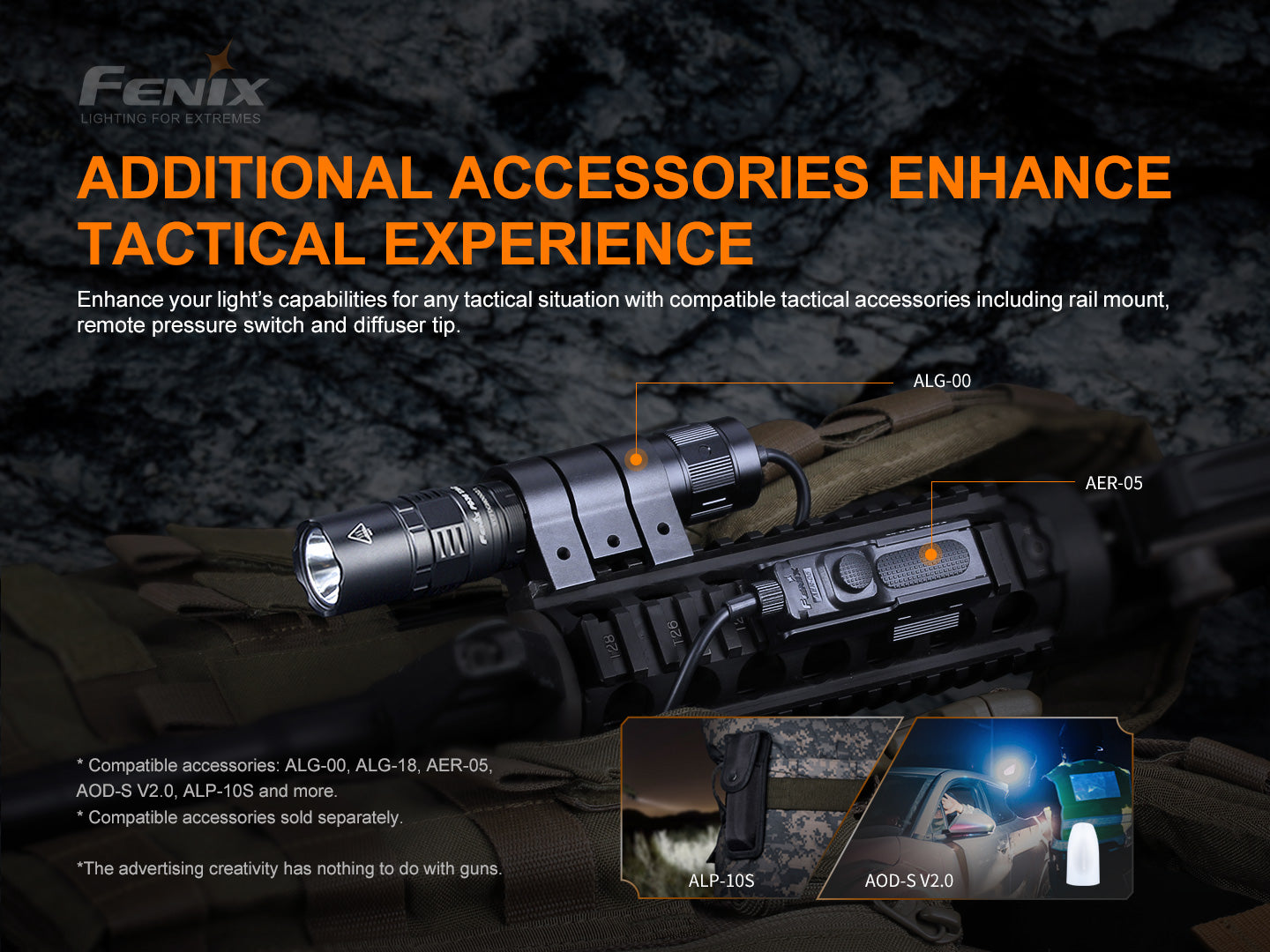 Fenix PD36 TAC Tactical Flashlight 3,000 Lumens
