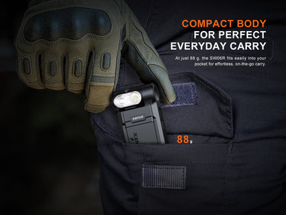 Fenix SW06R Multipurpose Clip Flashlight with Blinker Feature