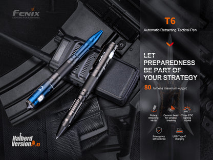 Fenix T6 Tactical USB-C Rechargeable Penlight