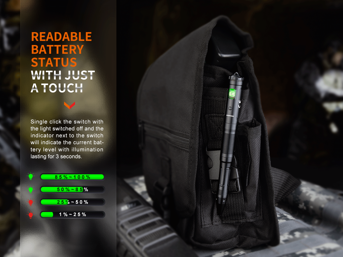 Fenix T6 Tactical USB-C Rechargeable Penlight