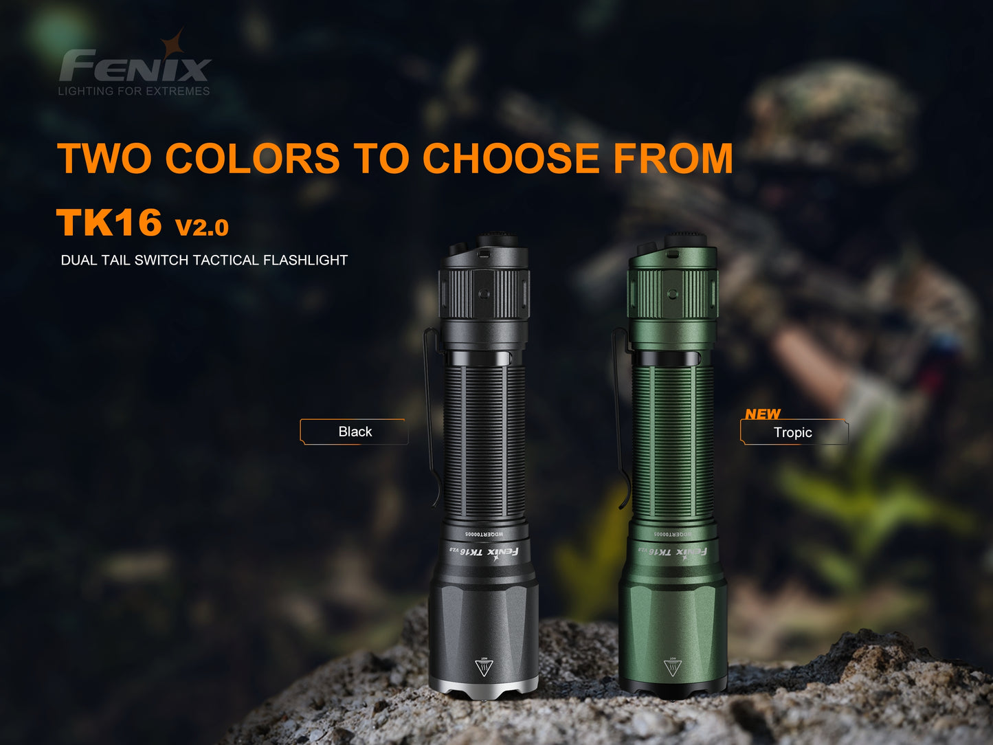 Fenix TK16 V2 Tactical Flashlight With Strobe Ready - 3,100 Lumens