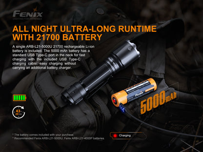 Fenix TK16 V2 Tactical Flashlight With Strobe Ready - 3,100 Lumens
