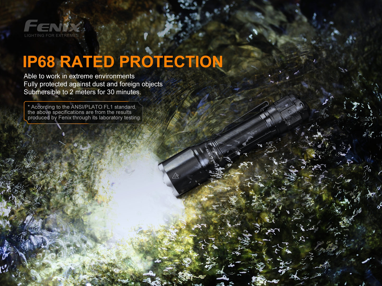 Fenix TK16 V2 Tactical Flashlight With Strobe Ready - 3,100 Lumens