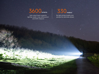 Fenix TK17 Dual Switch Tactical Flashlight - 3,600 Lumens