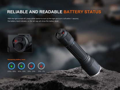 Fenix TK17 Dual Switch Tactical Flashlight - 3,600 Lumens