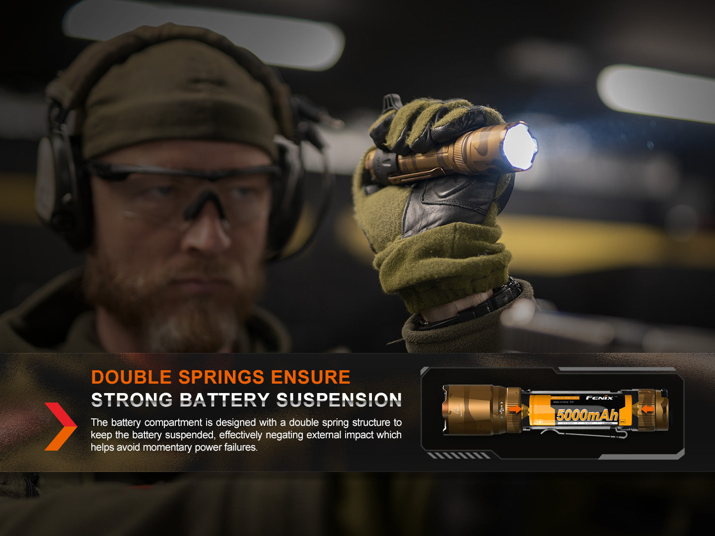 Fenix TK20R UE Tactical Flashlight - 465 Meters Throw - 2,800 Lumens