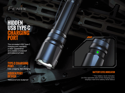 Fenix TK20R V2 Tactical Flashlight 475 Meters Throw - 3,000 Lumens