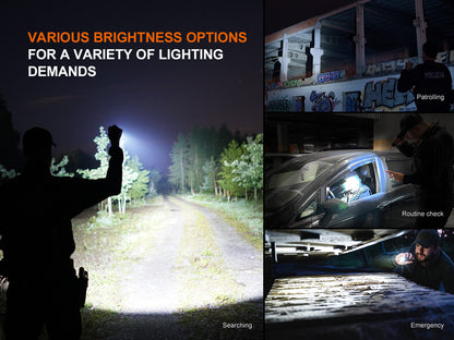 Fenix TK22R Tactical & Duty Flashlight 480 Meters Throw - 3,200 Lumens