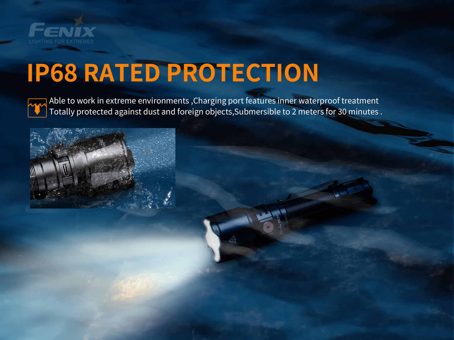 Fenix TK26R Triple Colored Flashlight - 1,500 Lumens