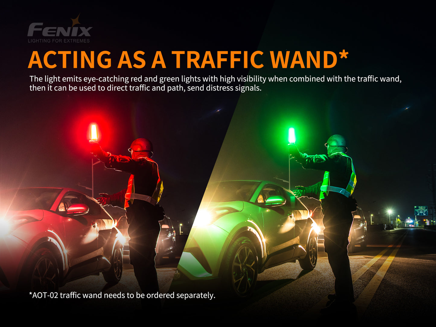 Fenix TK26R Triple Colored Flashlight - 1,500 Lumens
