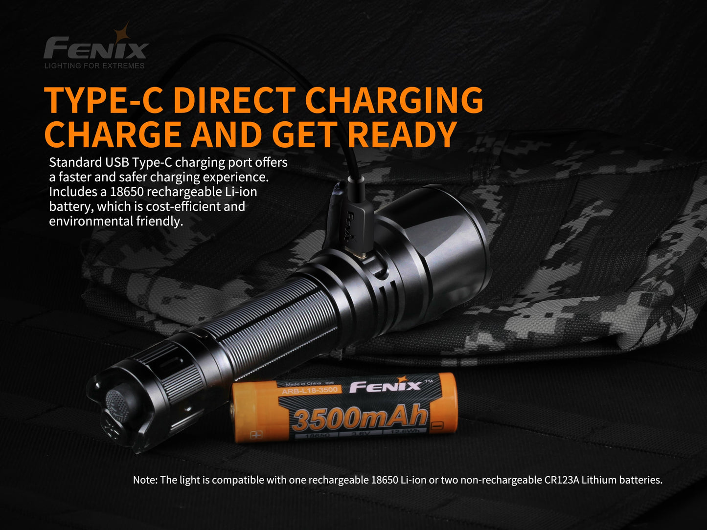 Fenix TK26R Triple Colored Flashlight - 1,500 Lumens